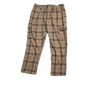 Shein beige plaid pant